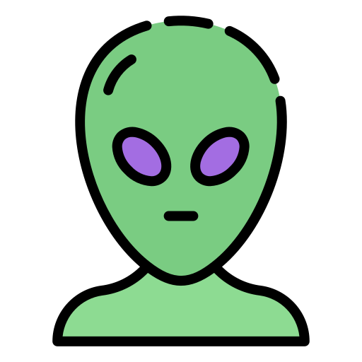 Alien mask Good Ware Lineal Color icon