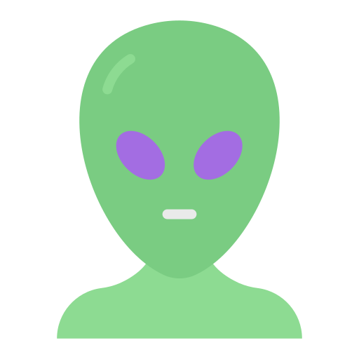 máscara alienígena icono gratis