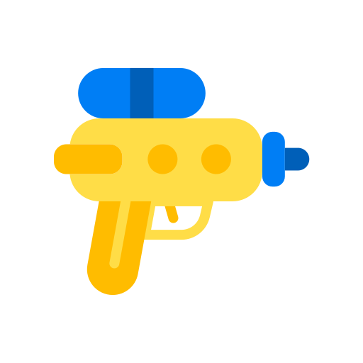 pistola de agua icono gratis