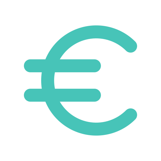 euro icono gratis