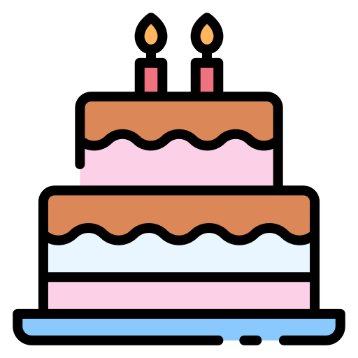 gâteau d'anniversaire Icône gratuit