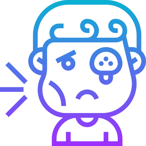 gonflement du visage Icône gratuit gonflement du visage Icône gratuit