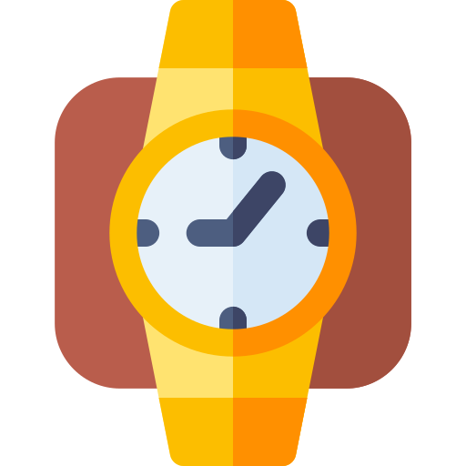 Wristwatch Basic Rounded Flat icon