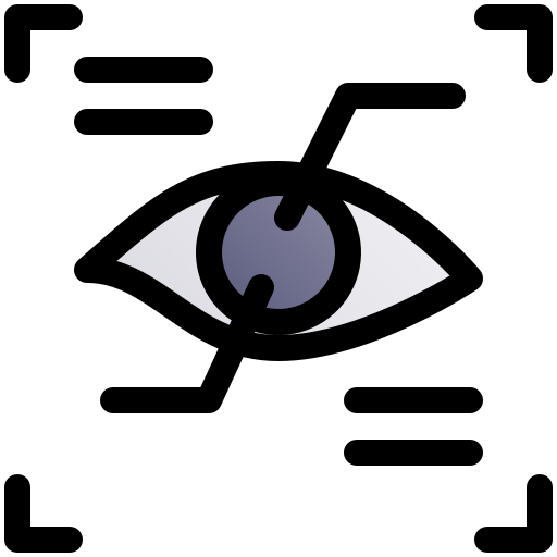 Eye recognition free icon Eye recognition free icon