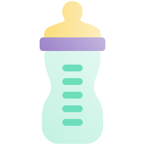 Baby bottle Fatima Flat icon