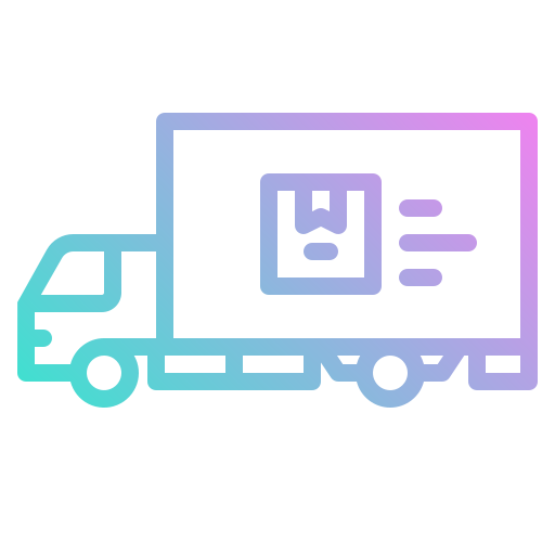 camión de reparto icono gratis