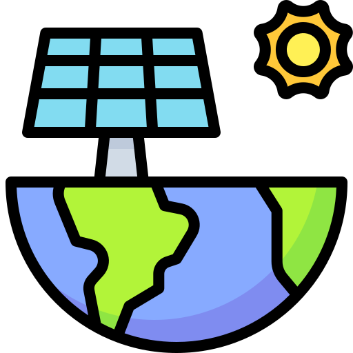 energía solar icono gratis