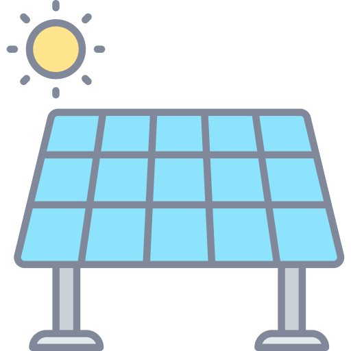 energía solar icono gratis