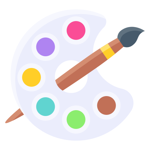 Paint palette - Free interface icons