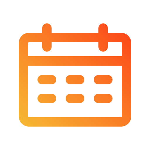 Calendar Generic Gradient icon