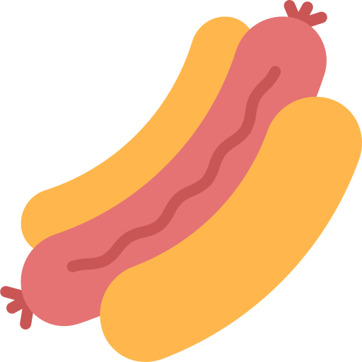 hot dog icono gratis