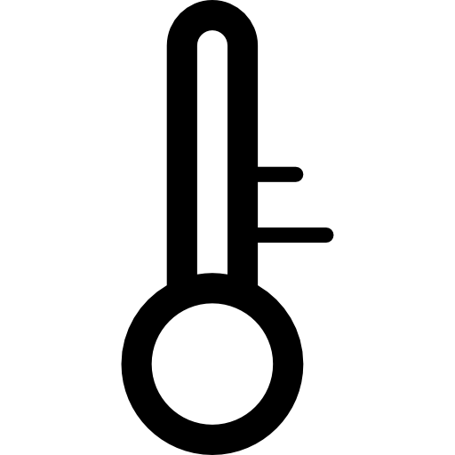 la temperatura icono gratis