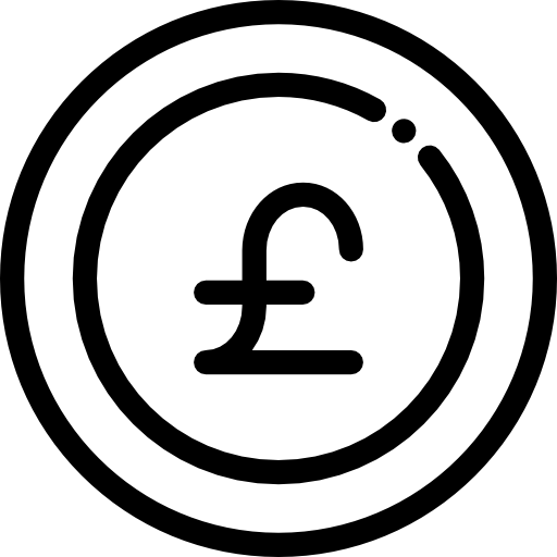 livre sterling Icône gratuit