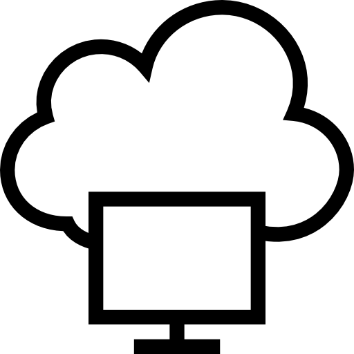 computación en la nube icono gratis