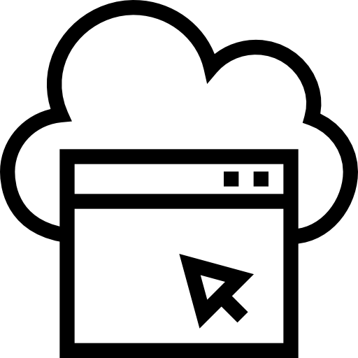 computación en la nube icono gratis