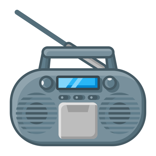 cinta de radio icono gratis