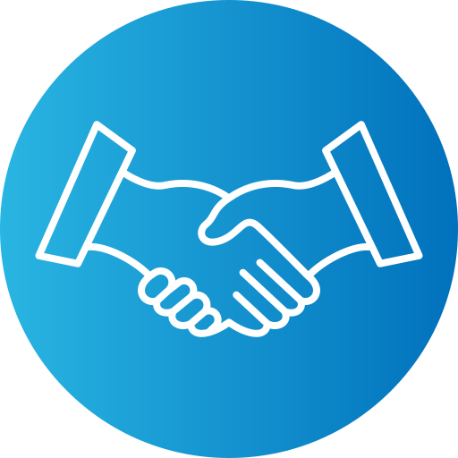 Handshake Generic Flat Gradient icon