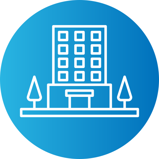 Office building Generic Flat Gradient icon