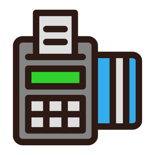 máquina de tarjeta de crédito icono gratis