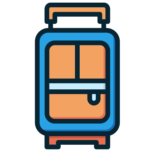 Suitcase Generic Outline Color icon