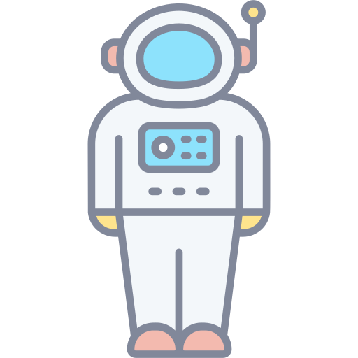 Astronaut Generic Outline Color icon