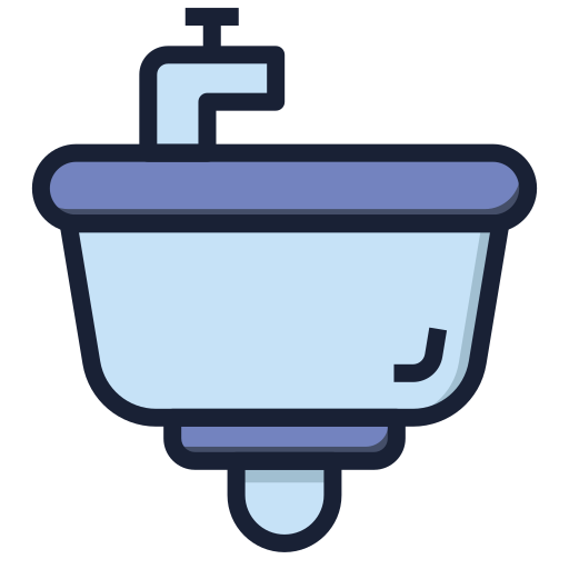 Washbasin Generic Outline Color Icon