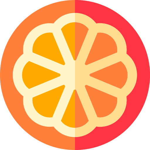 Orange Basic Rounded Flat icon