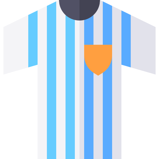 Football shirt Basic Straight Flat icon