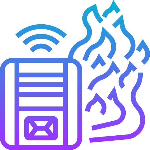 alarma de incendios icono gratis