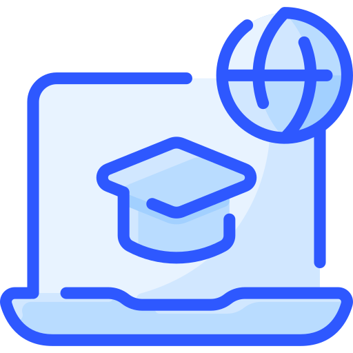educação online grátis ícone educação online grátis ícone