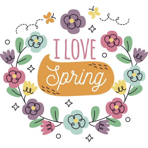 amo la primavera gratis sticker