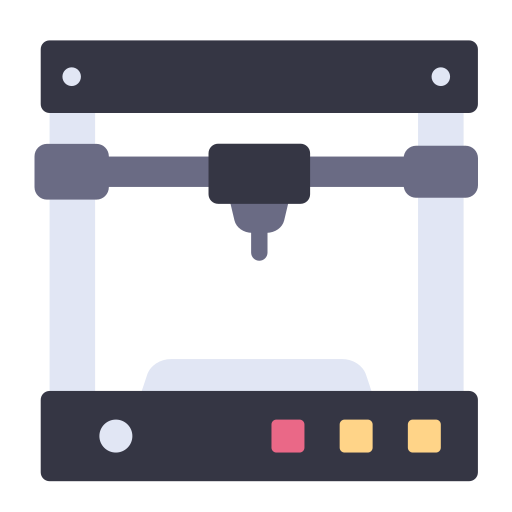 3d printer Generic Flat icon