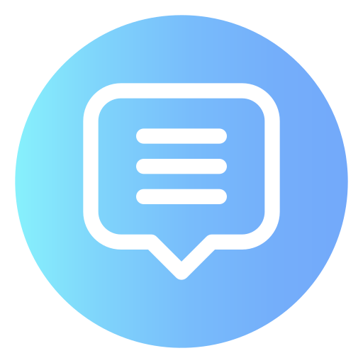 Chat Generic Flat Gradient icon