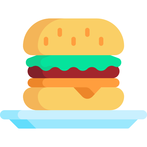 Burger Special Flat icon