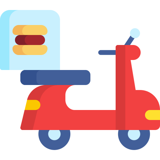 Delivery bike Special Flat icon