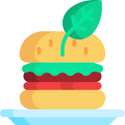 hambúrguer vegano grátis ícone hambúrguer vegano grátis ícone