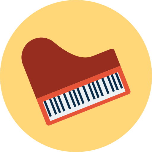 piano icono gratis