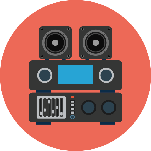 altavoces icono gratis