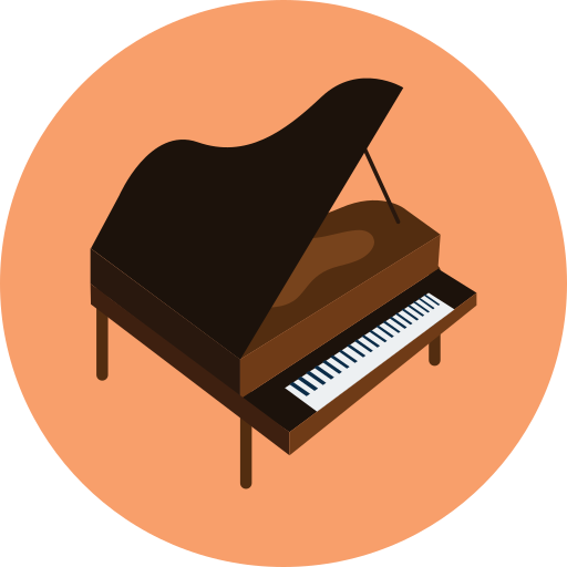 piano icono gratis