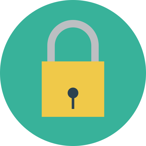 Padlock Generic Circular Icon