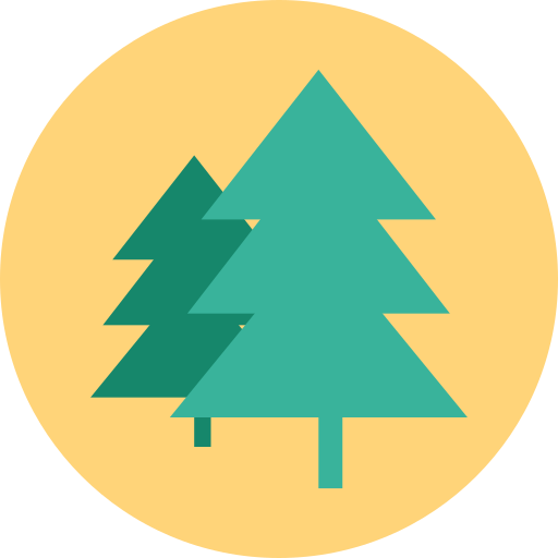 Pine tree Generic Circular icon