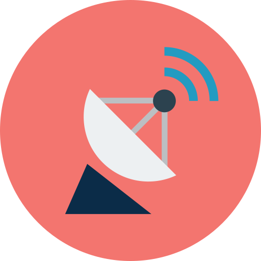 antena parabólica icono gratis