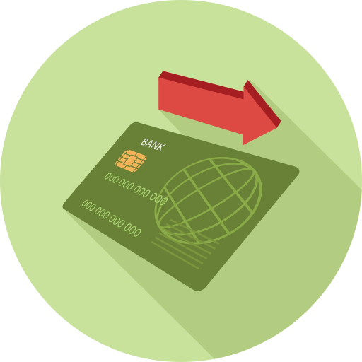 Credit card free icon