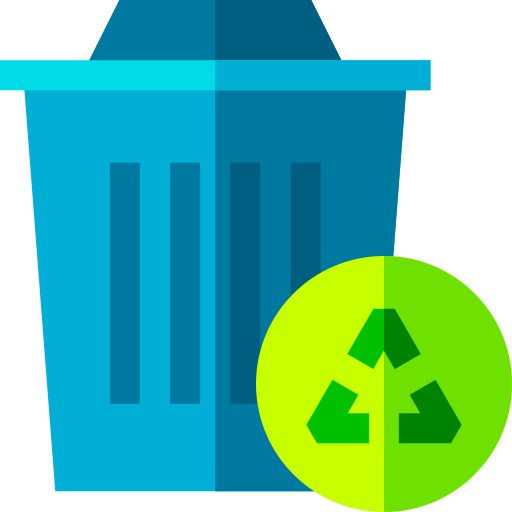 papelera de reciclaje icono gratis