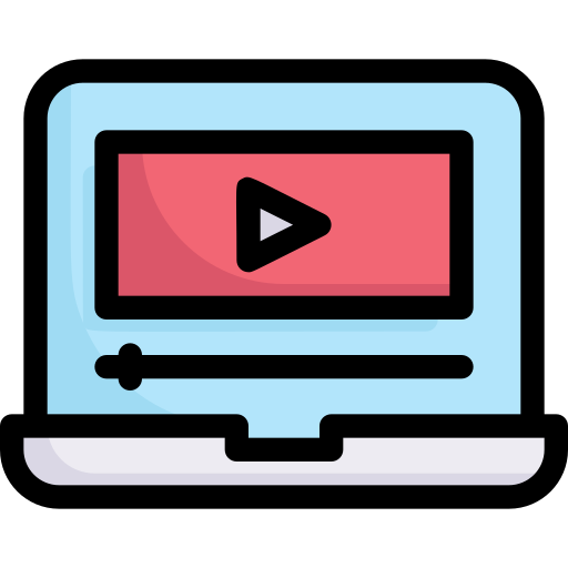 reproductor de video icono gratis