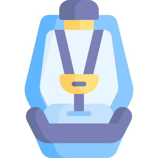 asiento de coche de bebé icono gratis