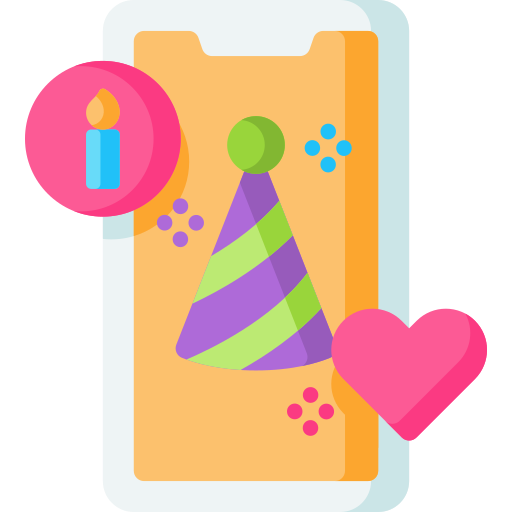 feliz cumpleaños icono gratis