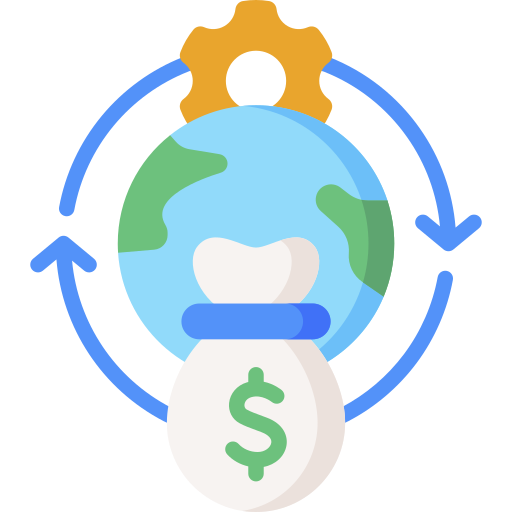 Économie circulaire Icône gratuit Économie circulaire Icône gratuit