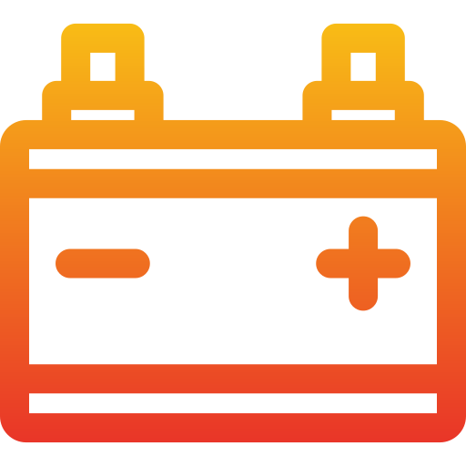 batería de coche icono gratis