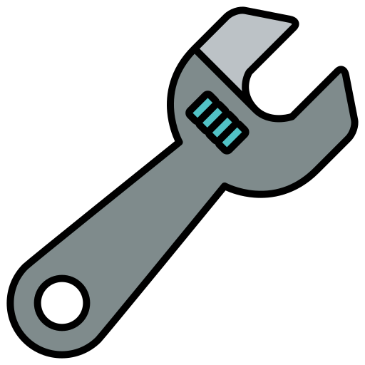 llave inglesa icono gratis